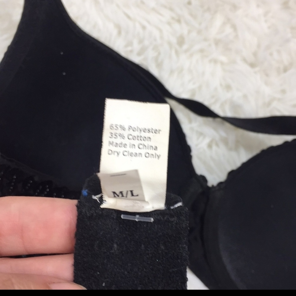 Black BEADED Madonna...Selena BRA!!! AMAZING!!!! - Picture 7 of 15